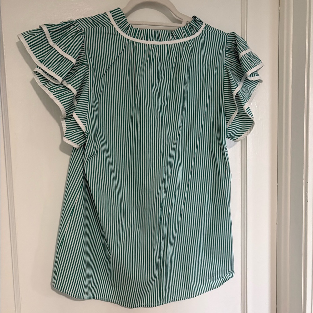 Avara Ruffle Sleeve Blouse - Picture 4 of 5